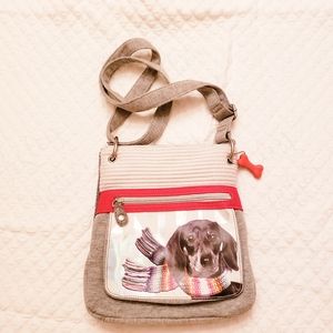 Fuzzy Nation Dachshund Cross Body Bag